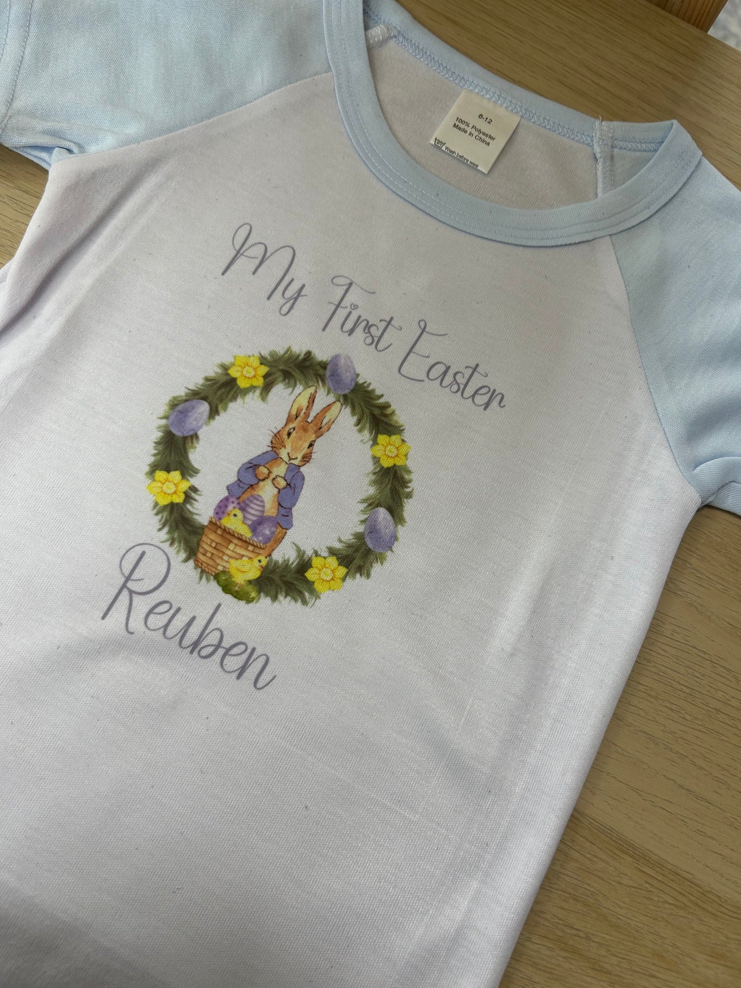 My First Easter Personalised Baby Vest