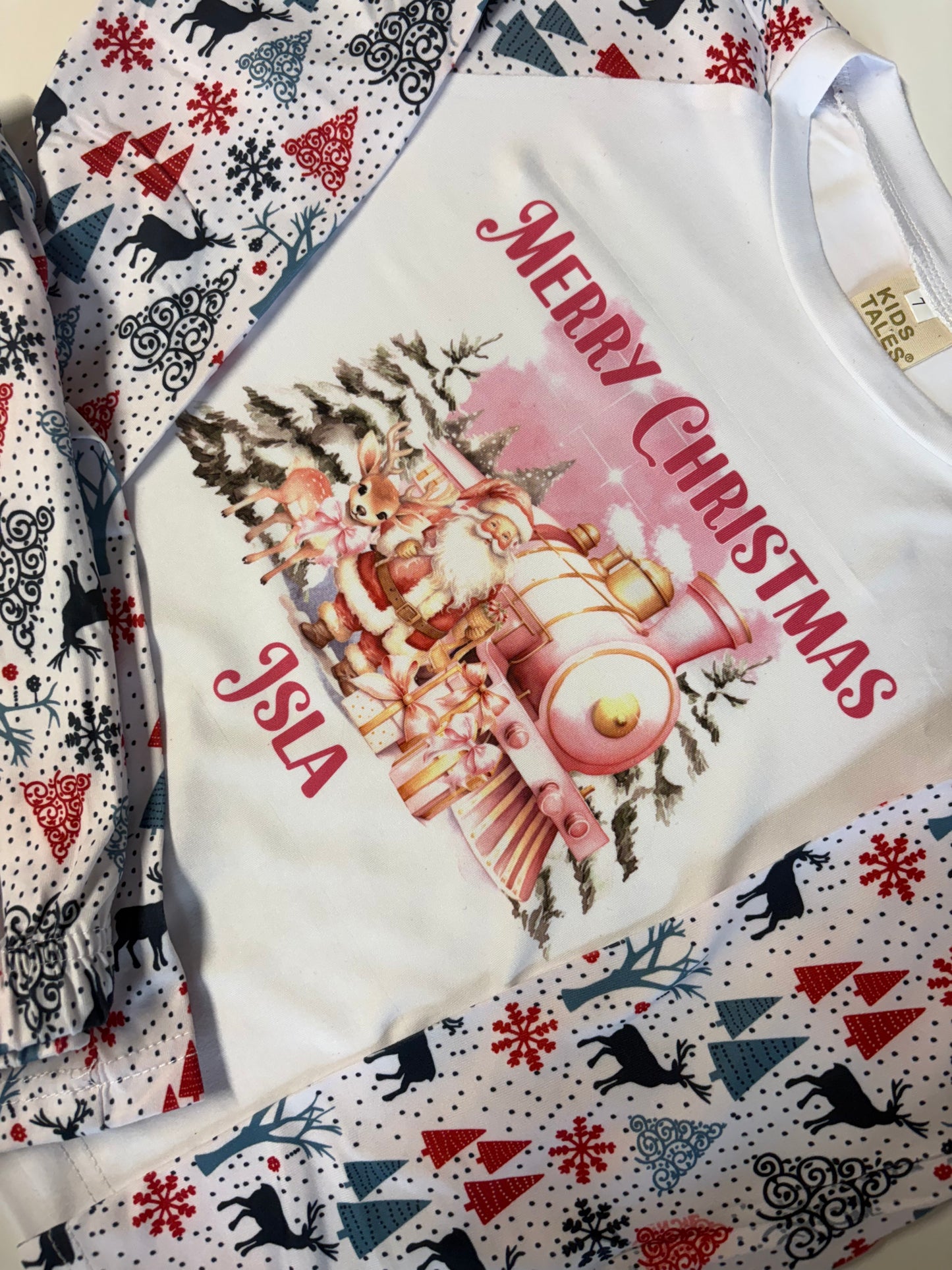 Personalised Christmas pyjamas