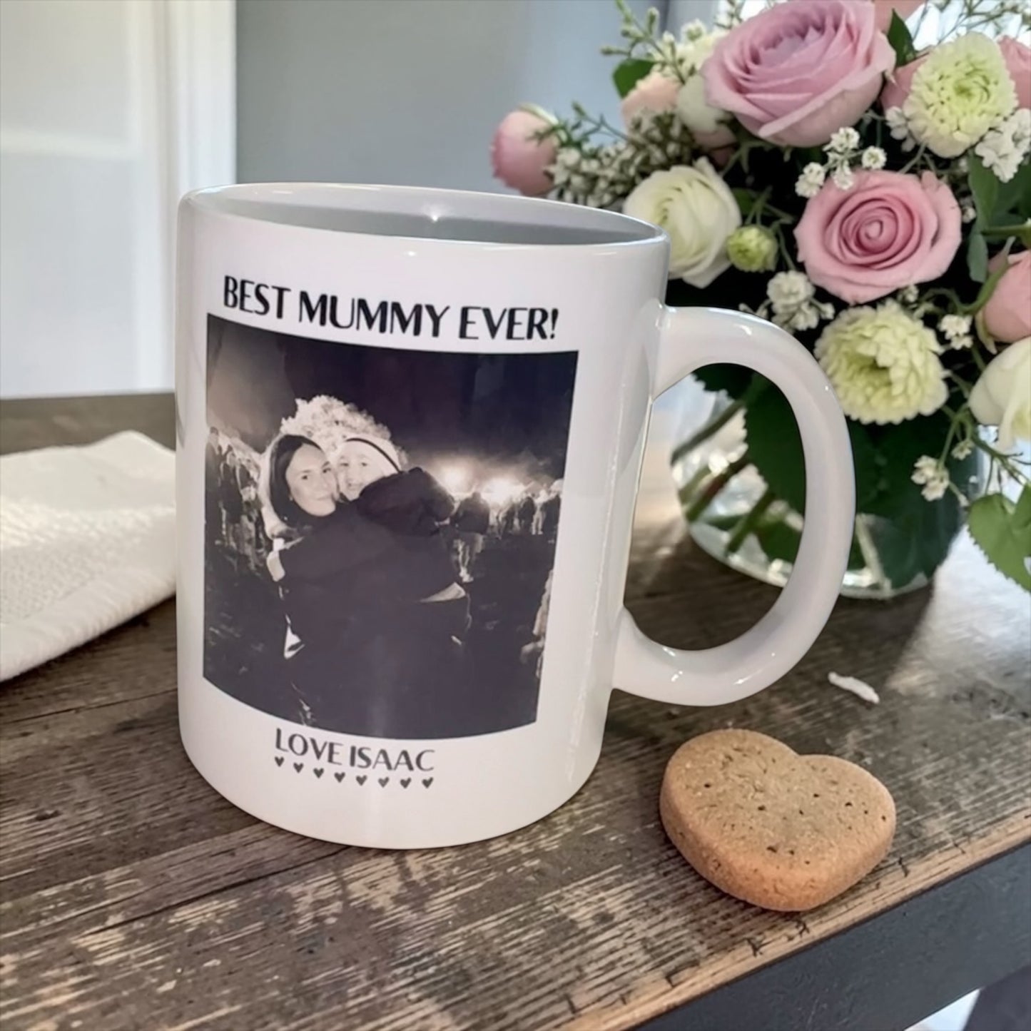 Personalised photo mug
