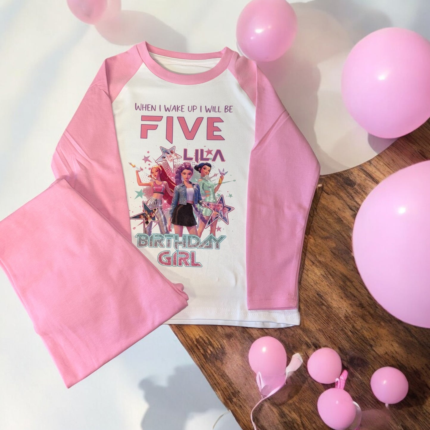 Personalised Kpop birthday pyjamas