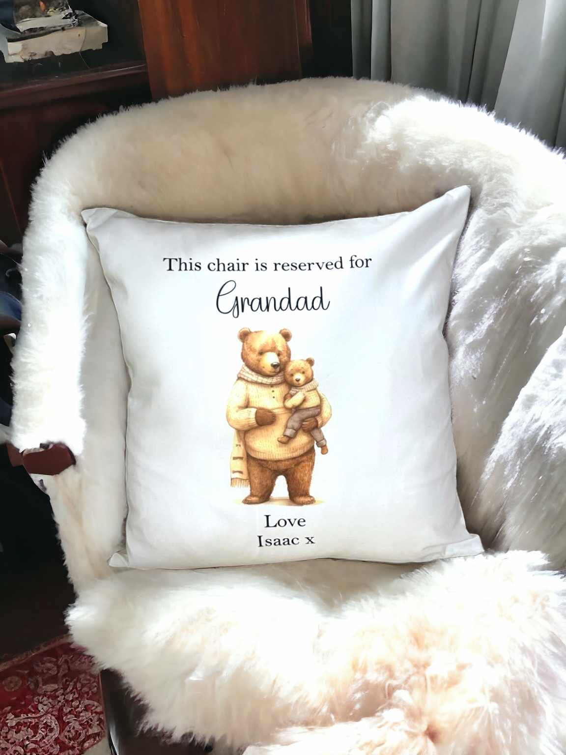 Personalised Father’s Day Cushion