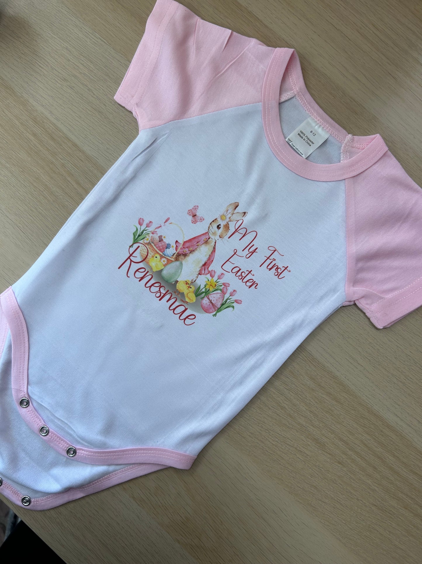 My First Easter Personalised Baby Vest