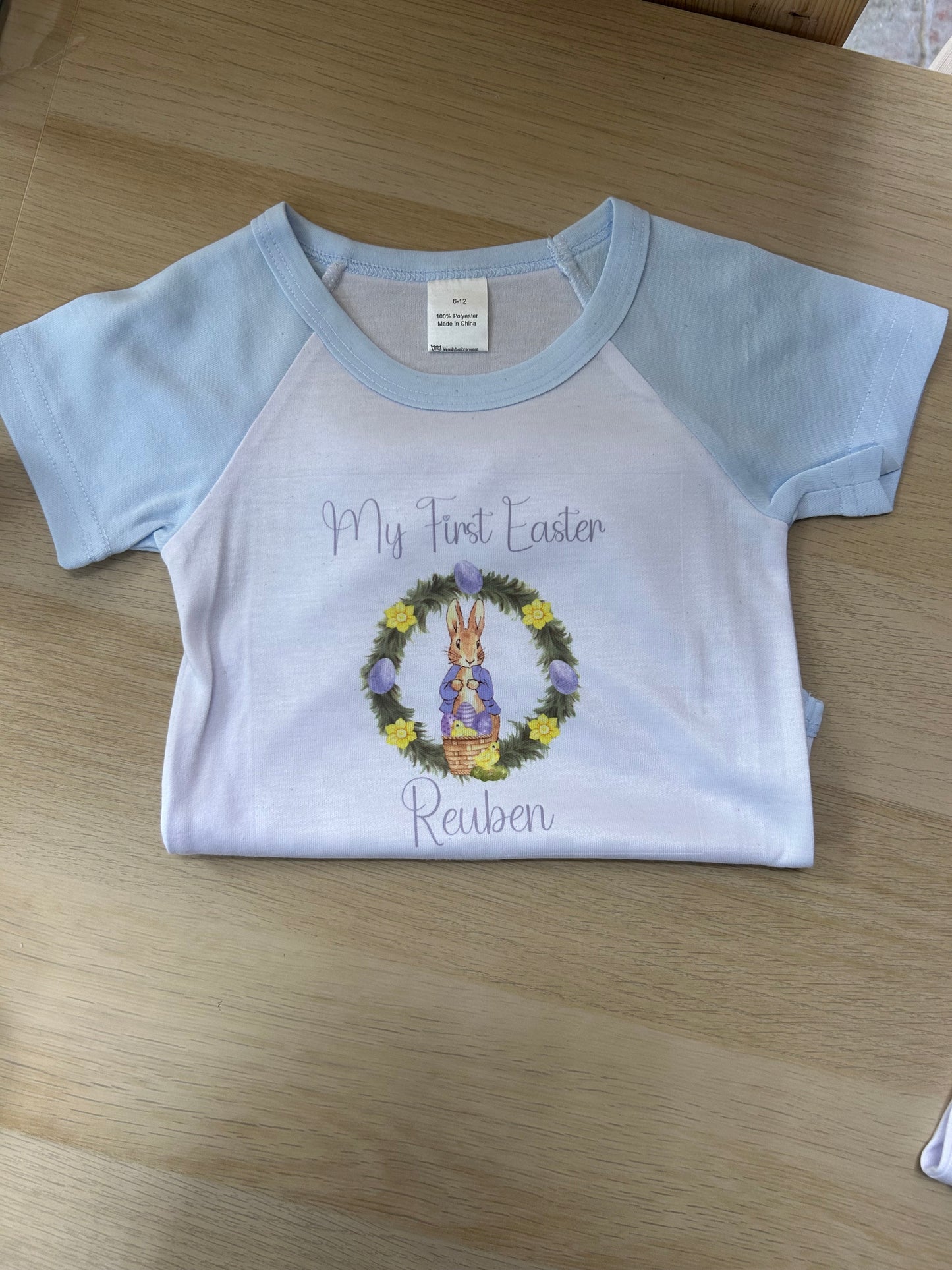 My First Easter Personalised Baby Vest