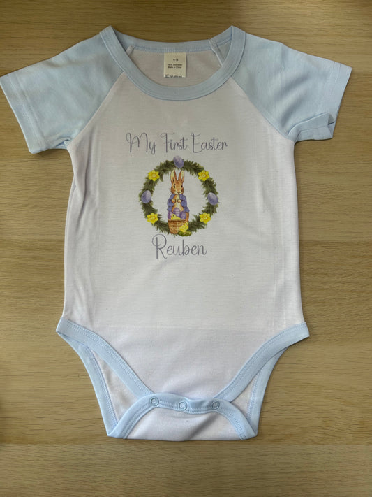 My First Easter Personalised Baby Vest