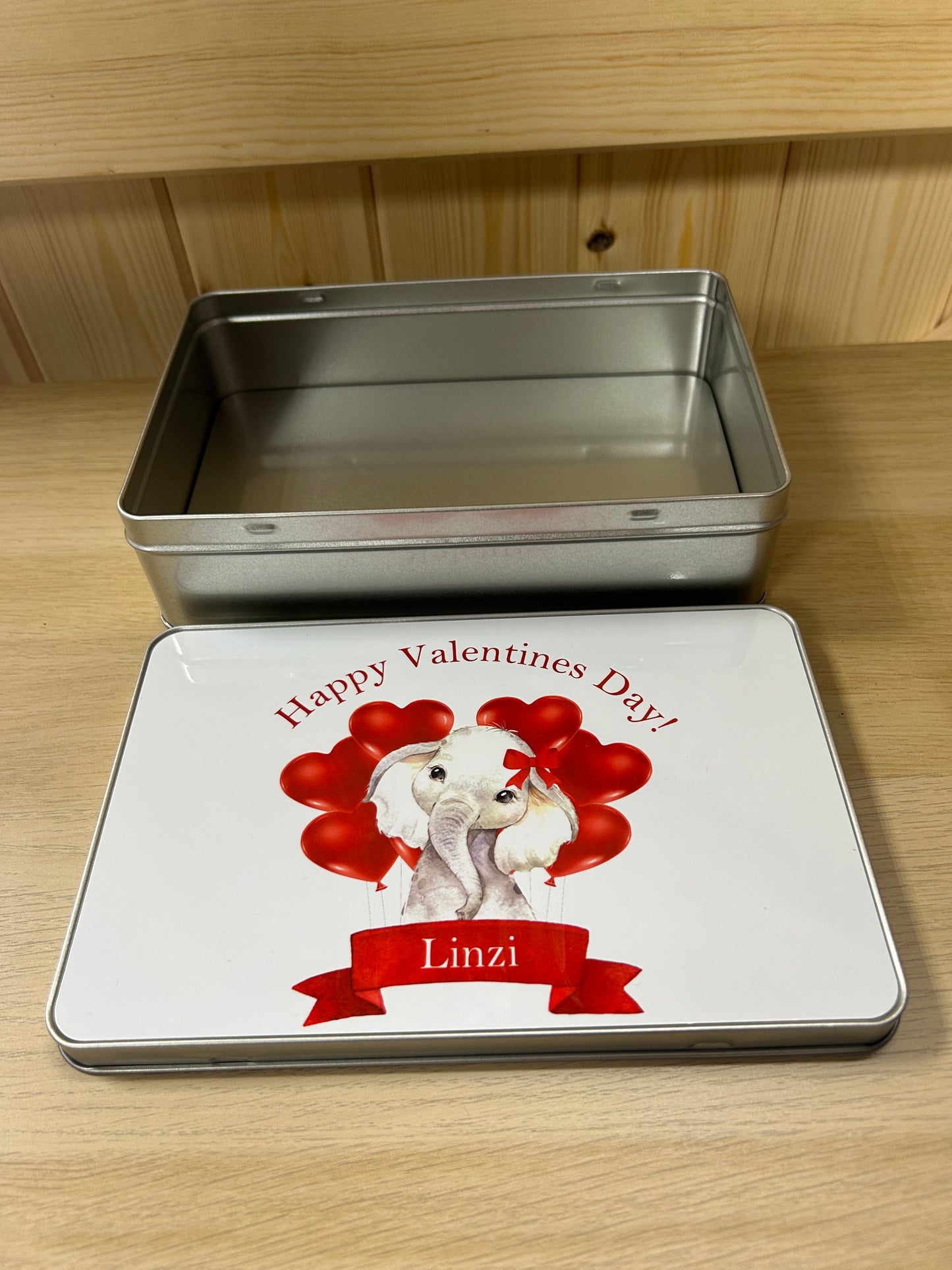 Personalised Valentines Tin