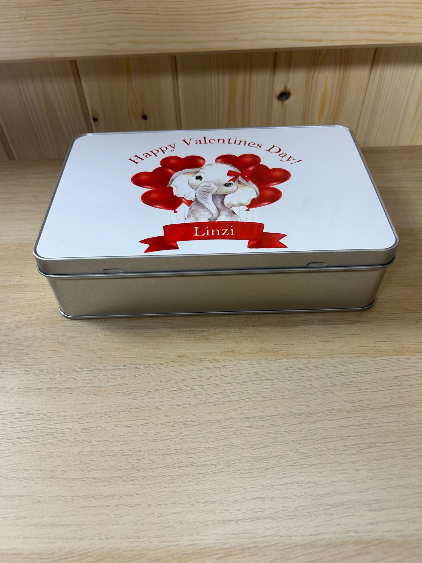 Personalised Valentines Tin