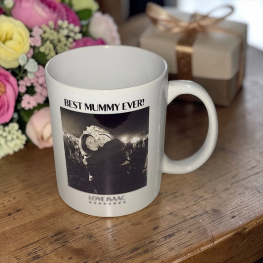 Personalised photo mug