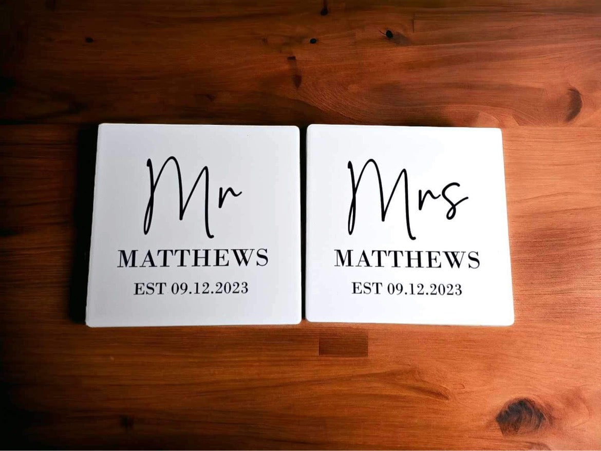 Personalised couple mugs