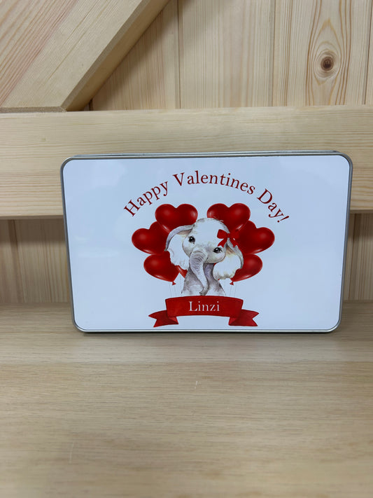 Personalised Valentines Tin