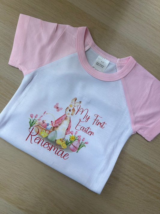 My First Easter Personalised Baby Vest