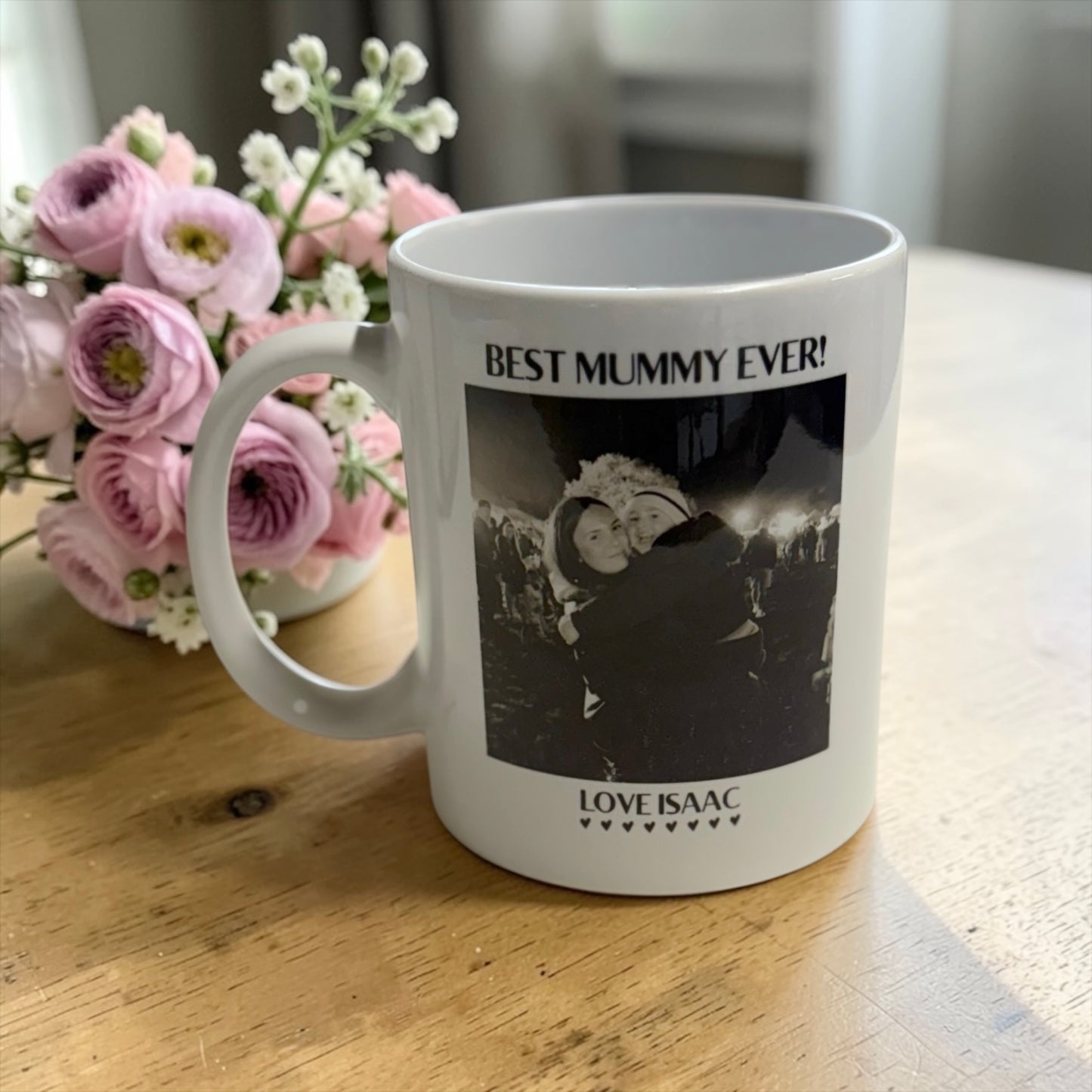 Personalised photo mug