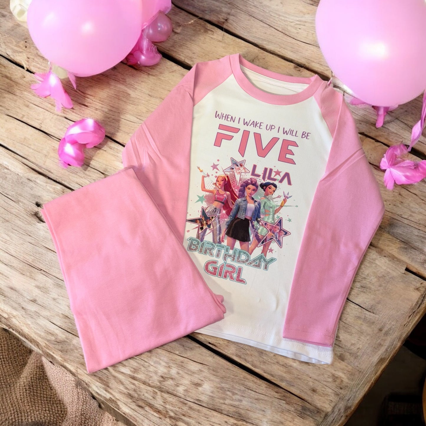 Personalised Kpop birthday pyjamas